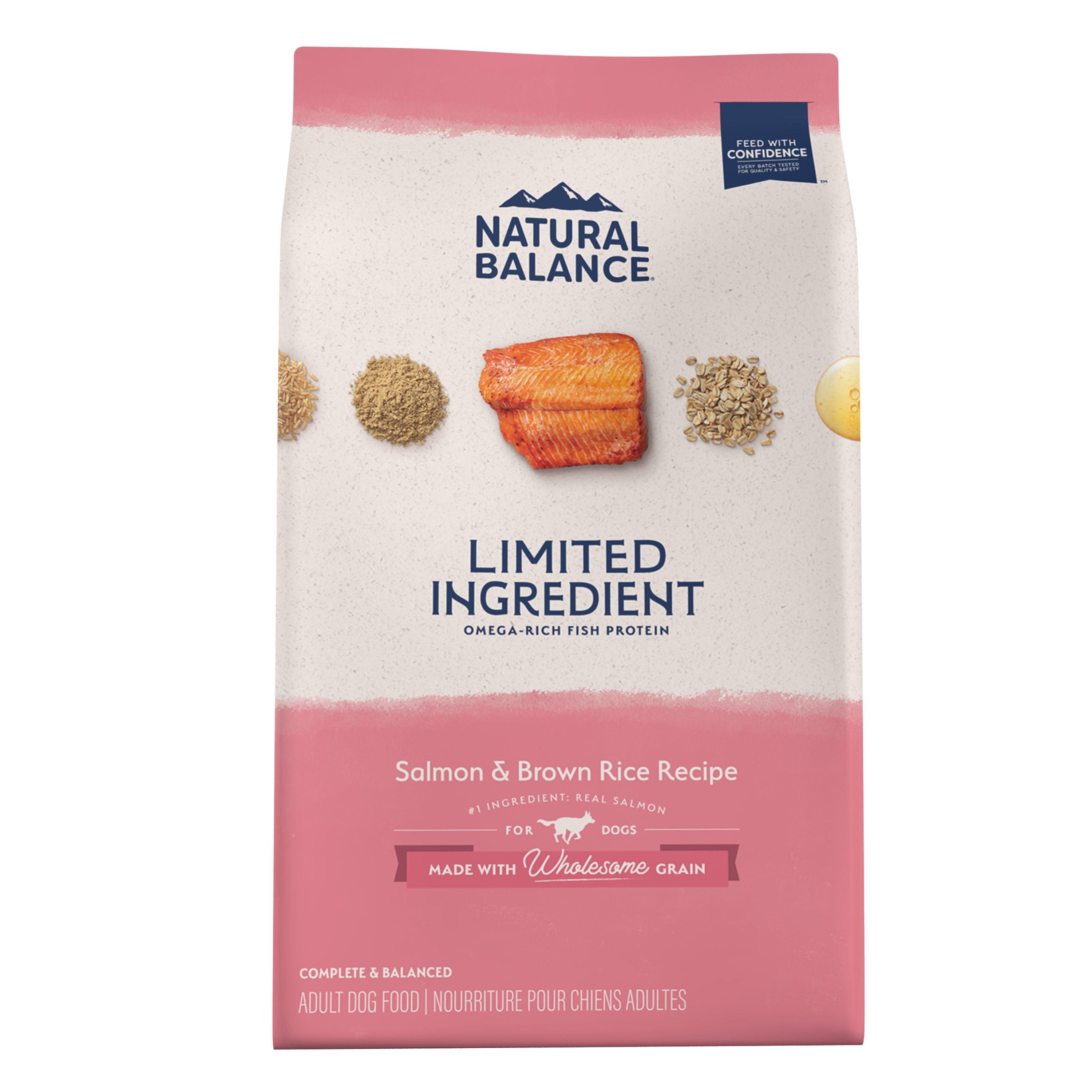 Natural Balance Limited Ingredient Diet Adult Dry Dog Food with Healthy Grains Salmon - 10.9 Kg - Dog Food - Natural Balance - PetMax Canada