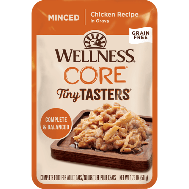 Wellness CORE Tiny Tasters Minced Chicken in Gravy Wet Cat Food