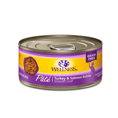 Wellness Complete Health Turkey & Salmon Formula Grain-Free Canned Cat Food 155g Canned Cat Food 155g | PetMax Canada