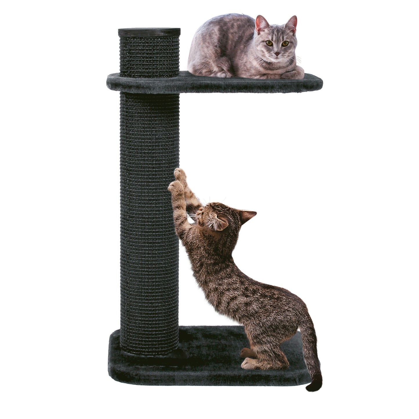 Zolux City Cat 2 Cat Scratching Post Grey Cat Scratching Posts | PetMax Canada
