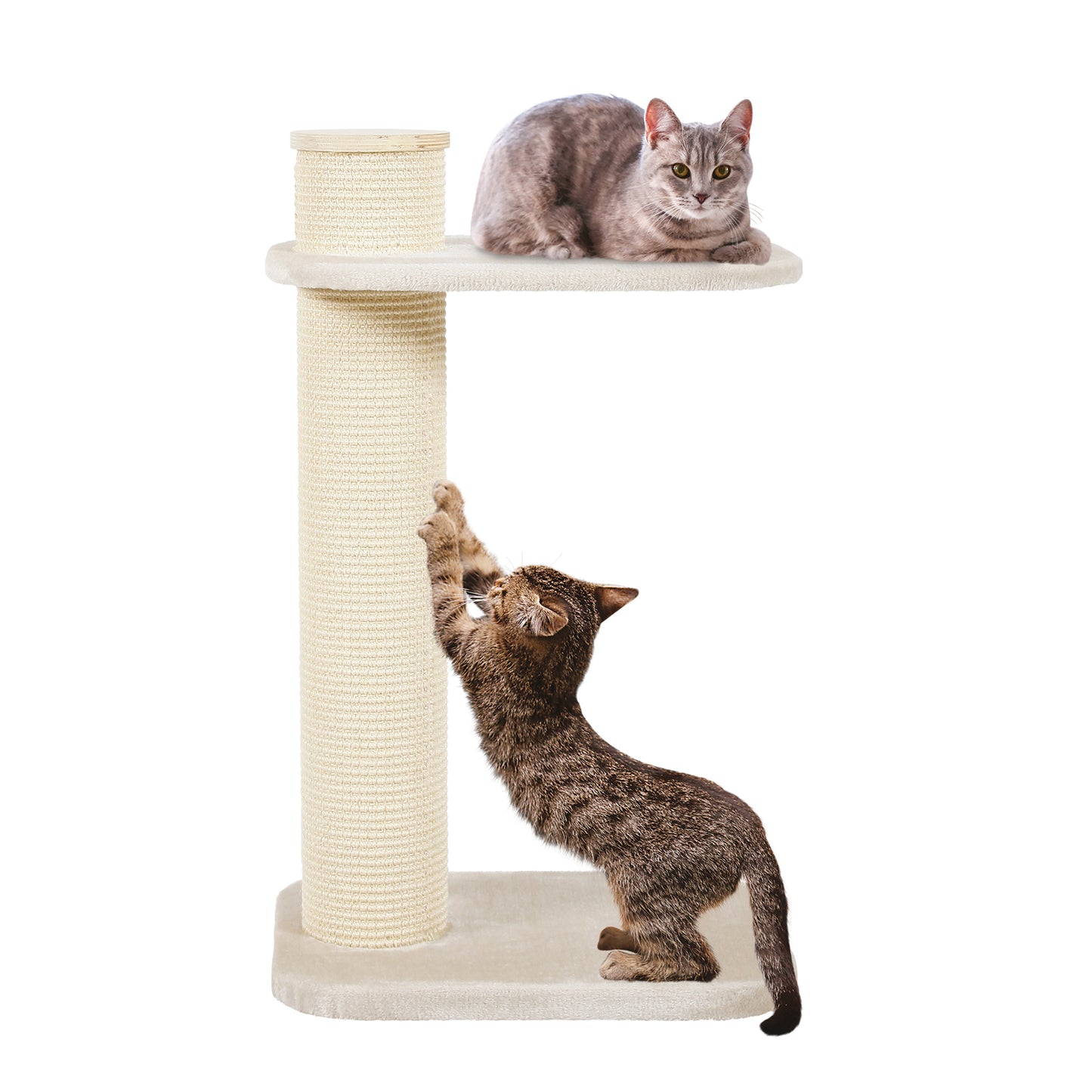 Zolux City Cat 2 Cat Scratching Post Beige Cat Scratching Posts | PetMax Canada