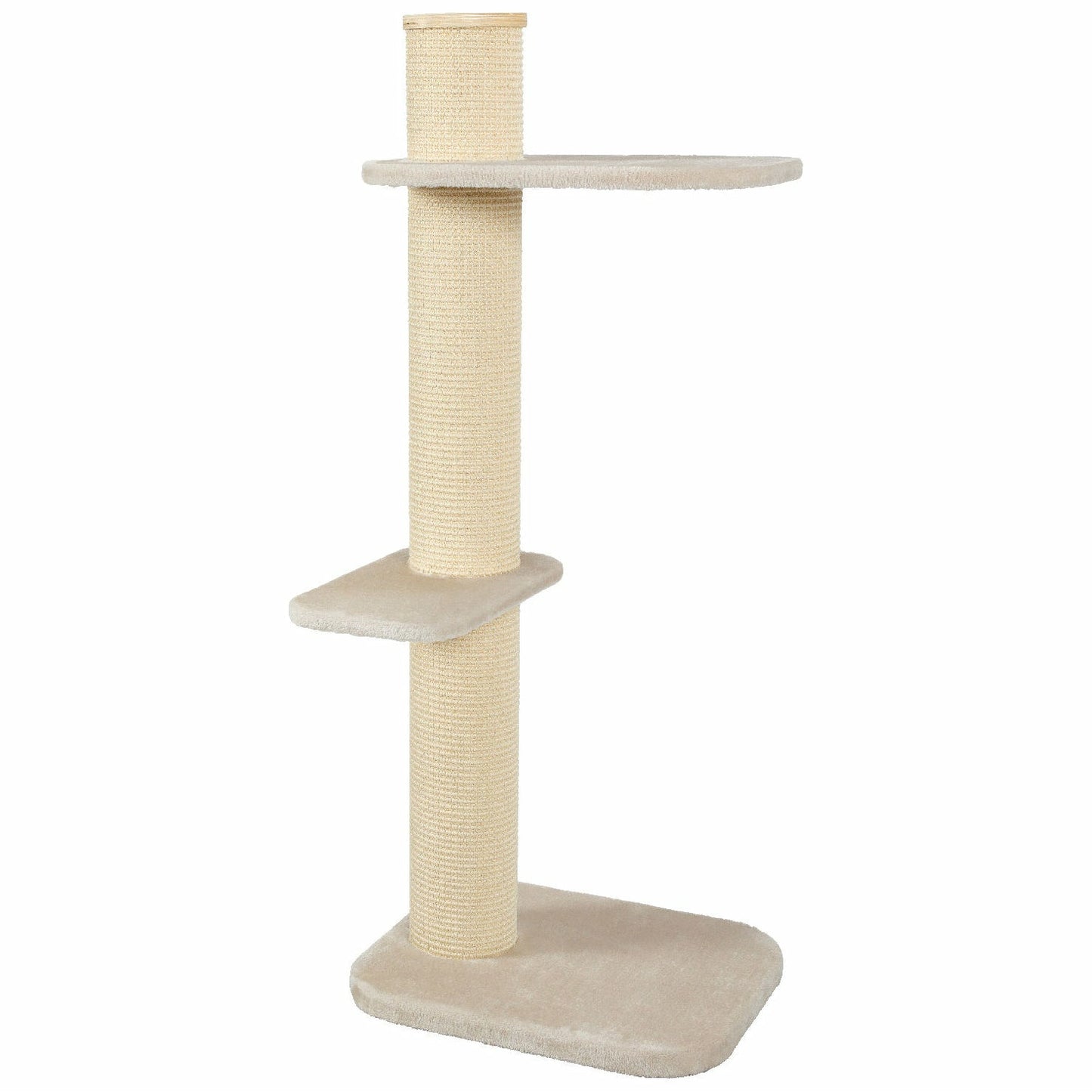 Zolux City Cat 3 Cat Scratching Post With 2 Platforms Beige Cat Scratching Posts | PetMax Canada
