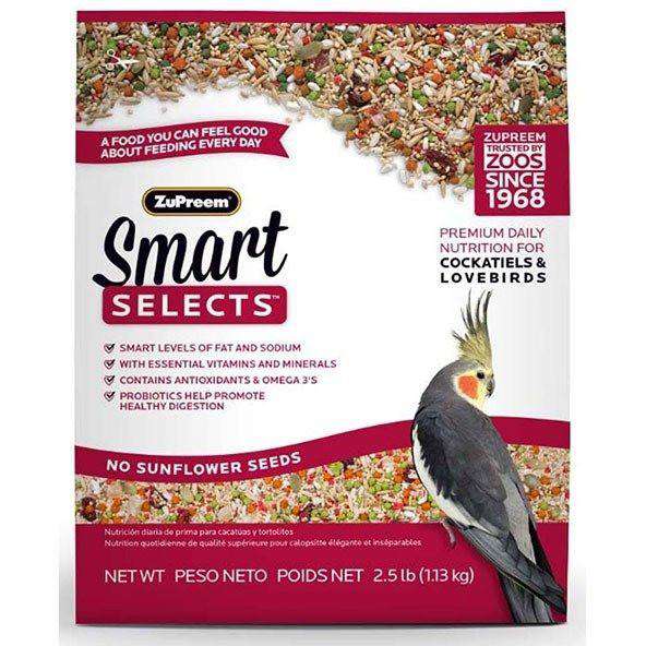 Zupreem Smart Selects Food Cockatiel & Lovebirds Bird Food | PetMax Canada