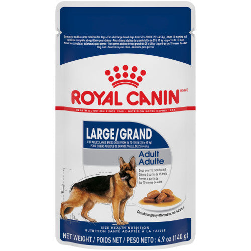 Royal Canin Wet Dog Food Pouch Large Adult Canned Dog Food | PetMax Canada