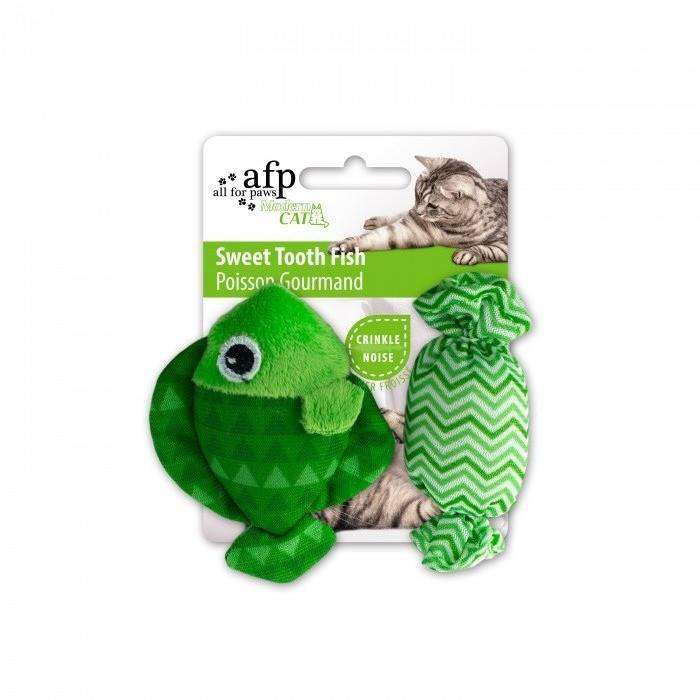 All For Paws Cat Toy Sweet Tooth Fish Cat Toys | PetMax Canada