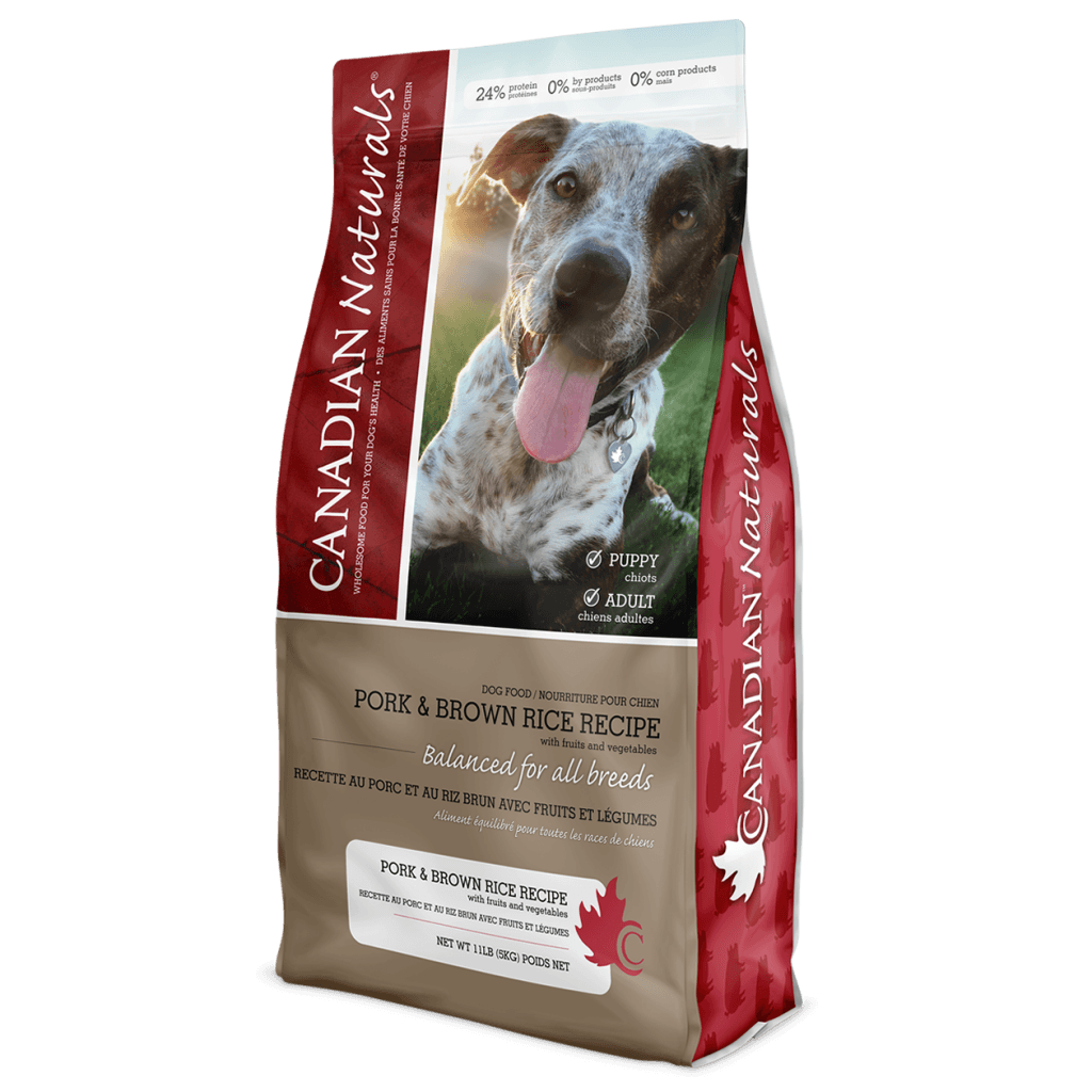 Canadian Naturals Pork Brown Rice Dog Food 5lb