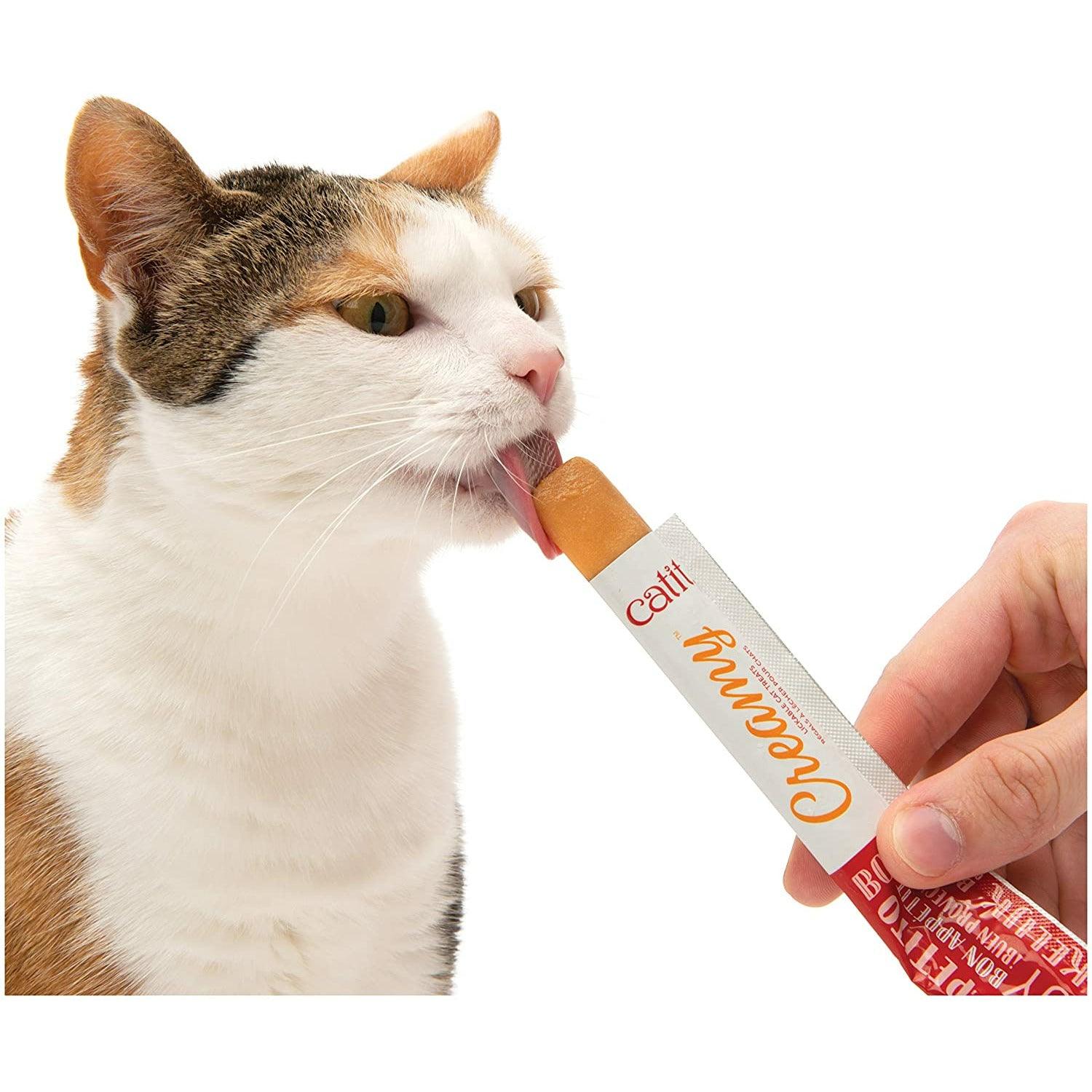 CatIt Creamy Lickable Treats Assorted - 12 Pack - Cat Treats - Catit - PetMax Canada