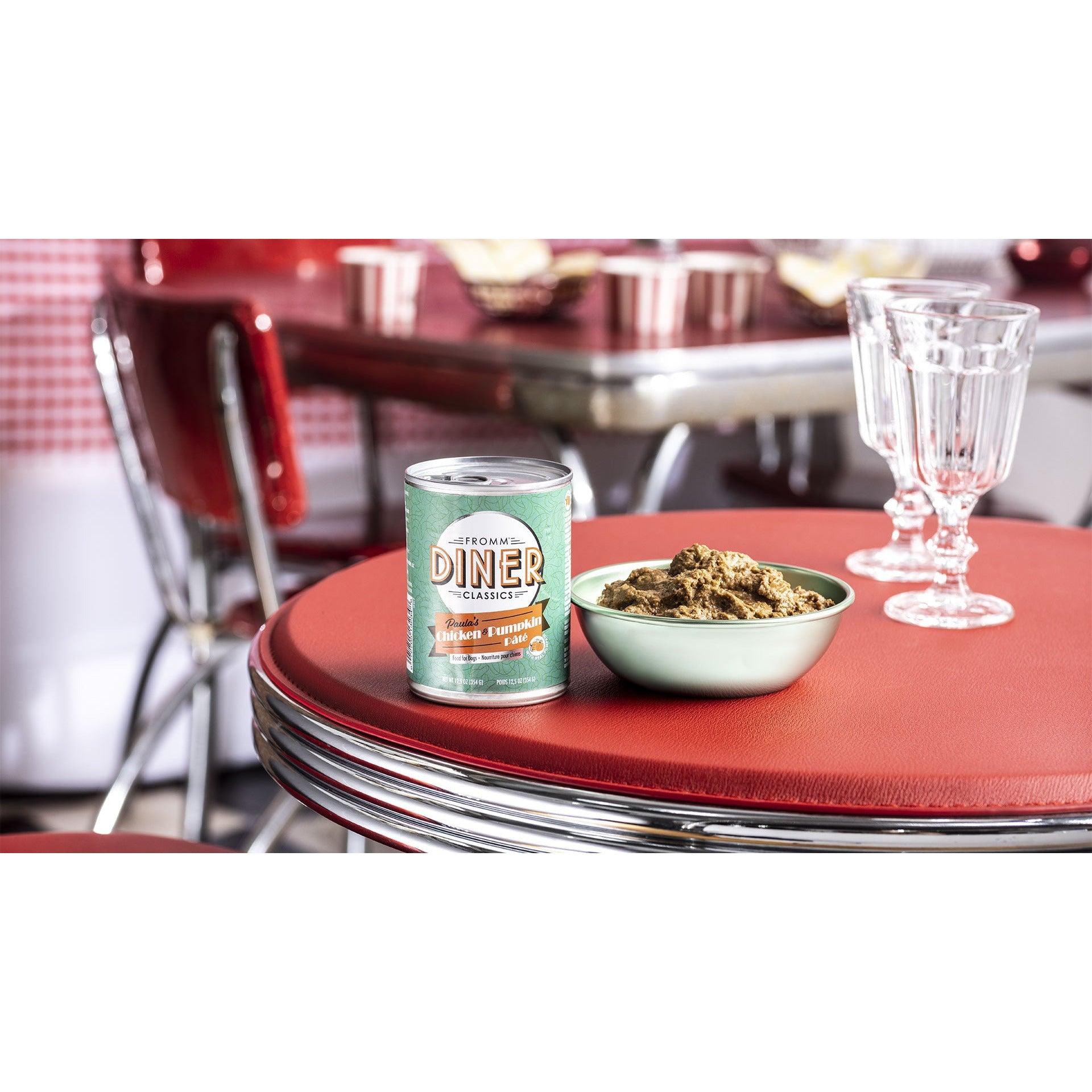 Fromm Diner Paula's Chicken & Pumpkin Canned Dog Food - 354g - Canned Dog Food - Fromm - PetMax Canada