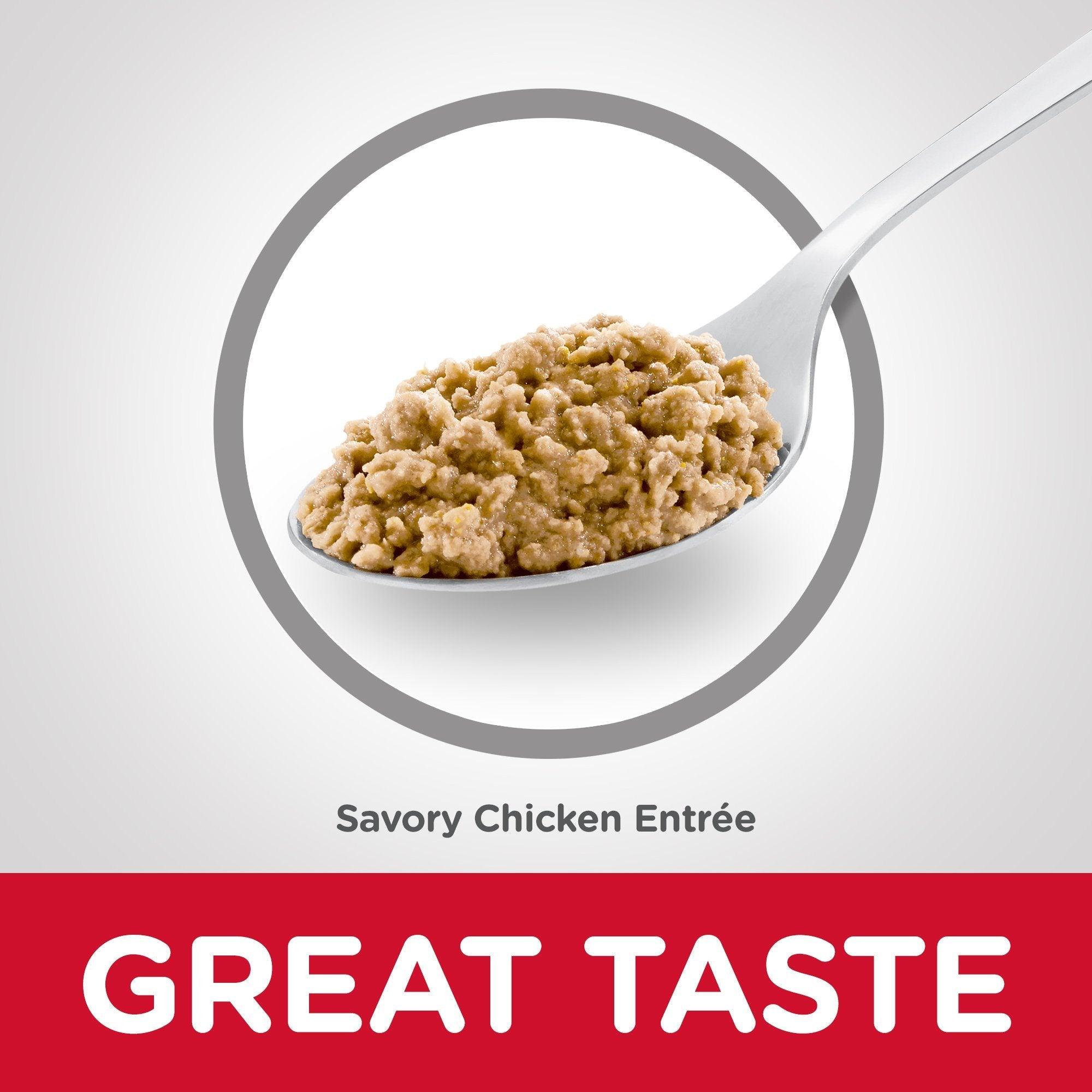 Hill's Science Diet Adult 7+ Savory Chicken Canned Cat Food - 156g - Canned Cat Food - Hill's Science Diet - PetMax Canada