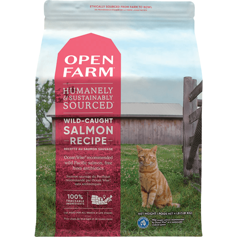Open Farm Cat Food Wild Caught Salmon - 1.82 Kg - Cat Food - Open Farm - PetMax Canada
