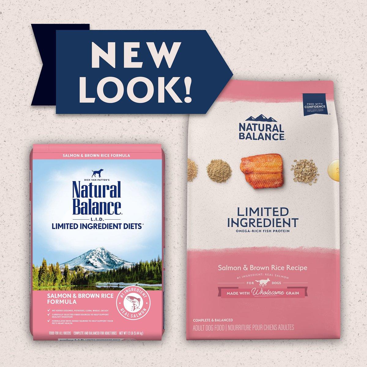 Natural Balance Limited Ingredient Diet Adult Dry Dog Food with Healthy Grains Salmon - 10.9 Kg - Dog Food - Natural Balance - PetMax Canada