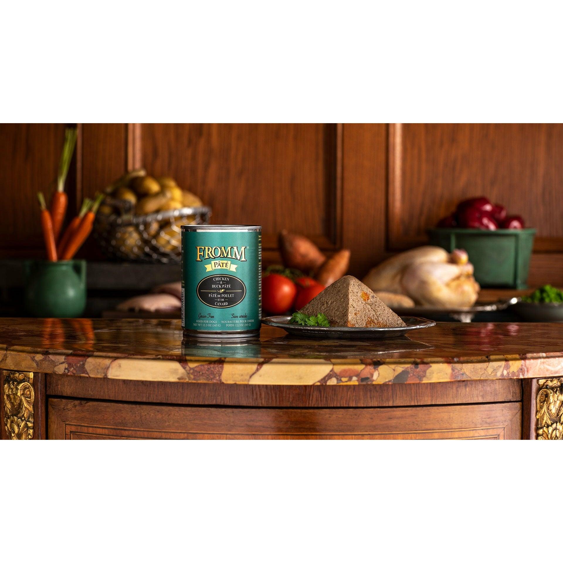 Fromm Canned Dog Food Chicken & Duck Pate - 345g - Canned Dog Food - Fromm - PetMax Canada