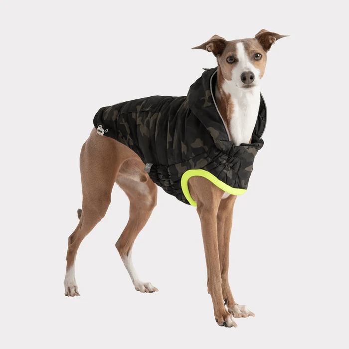 GF Pet Recycled Parka Camouflage For Dogs - X-Small - Coats - GF Pet - PetMax Canada