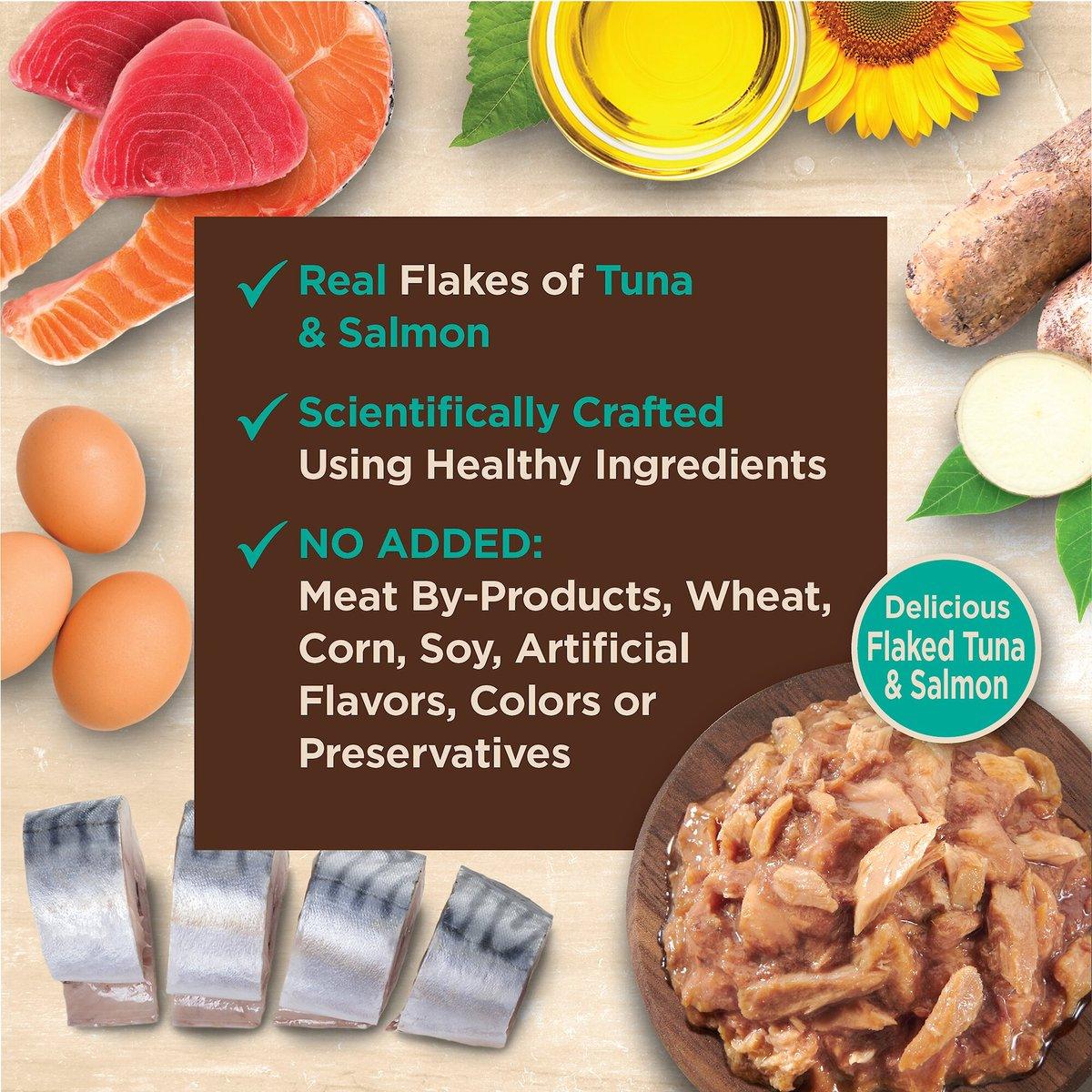 Wellness CORE Tiny Tasters Flaked Tuna & Salmon in Sauce Wet Cat Food - 50g - Canned Cat Food - Wellness - PetMax Canada