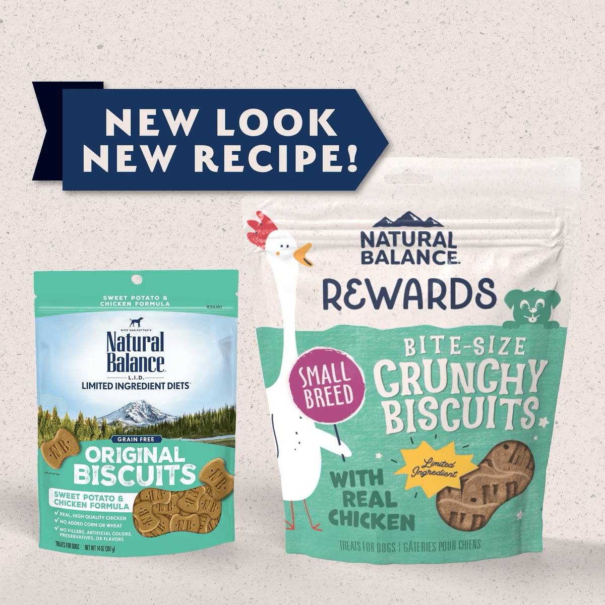 Natural Balance Rewards Crunchy Biscuits With Real Chicken Dog Treats - 227g - Dog Treats - Natural Balance - PetMax Canada