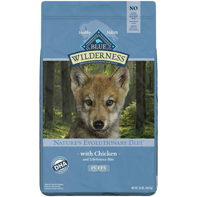Blue Buffalo Wilderness Puppy Food Chicken Formula 10.9 Kg Dog Food 10.9 Kg | PetMax Canada
