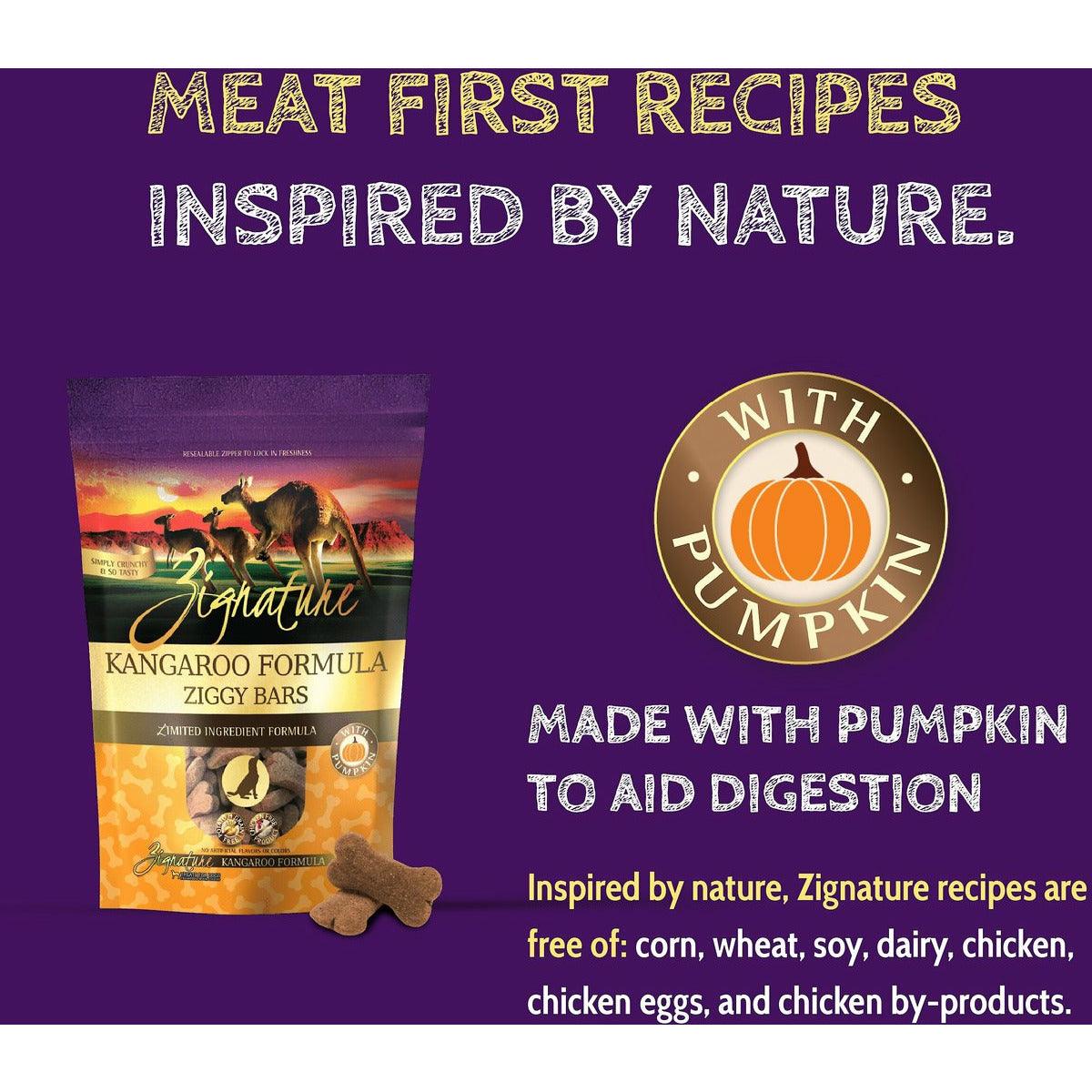 Zignature Kangaroo Formula Biscuit Treats for Dogs - 340g - Dog Treats - Zignature Pet Food - PetMax Canada