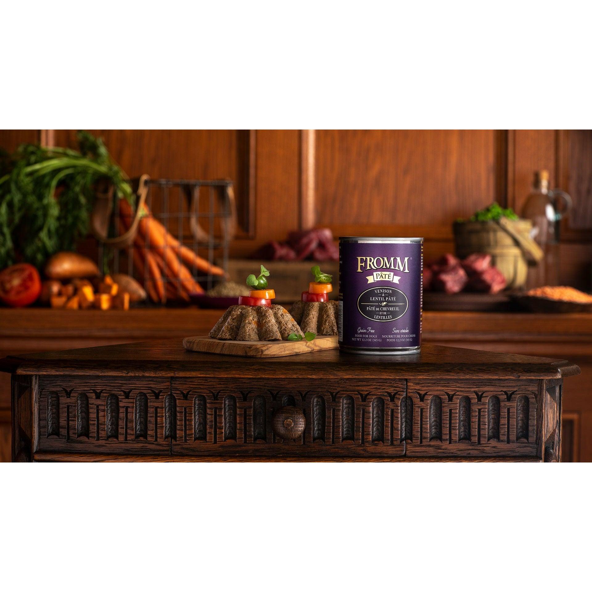 Fromm Canned Dog Food Venison & Lentil Pate - 345g - Canned Dog Food - Fromm - PetMax Canada