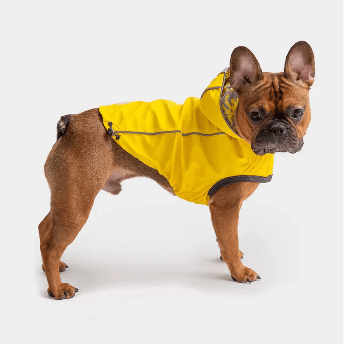 GF Pet Reversible Raincoat Yellow For Dogs - Small - Coats - GF Pet - PetMax Canada