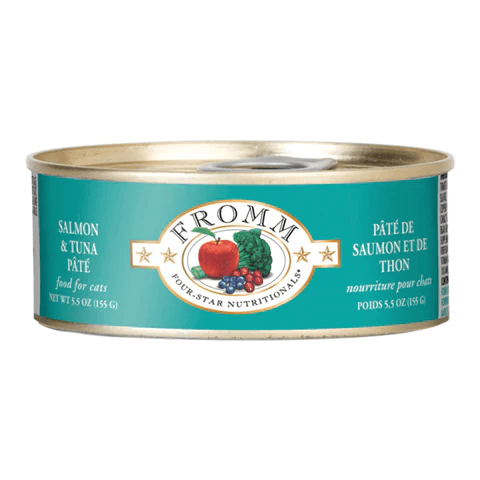 Fromm Four Star Canned Cat Food Salmon & Tuna Pate - 156g - Canned Cat Food - Fromm - PetMax Canada
