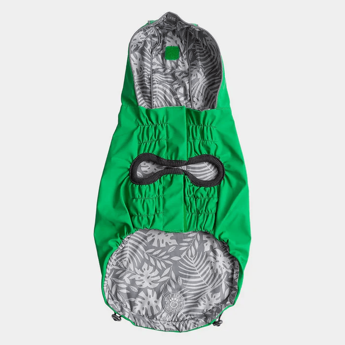GF Pet Reversible Raincoat Green For Dogs - Small - Coats - GF Pet - PetMax Canada