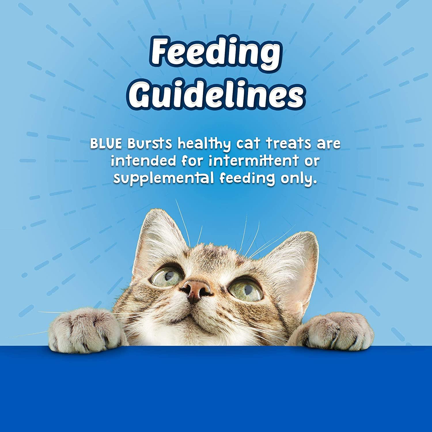 Blue Buffalo Bursts Crunchy Cat Treats Chicken Flavour - 56g - Cat Treats - Blue Buffalo - PetMax Canada