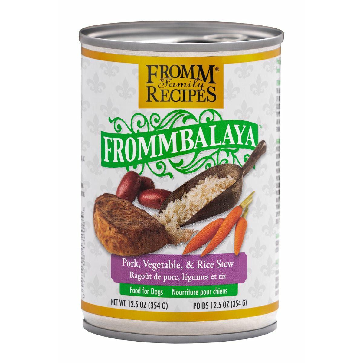 Frommbalaya Canned Dog Food Pork, Veg & Rice Stew - 354g - Canned Dog Food - Fromm - PetMax Canada
