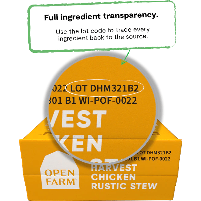 Open Farm Wet Dog Food Harvest Chicken Rustic Stew - 354g - Canned Dog Food - Open Farm - PetMax Canada