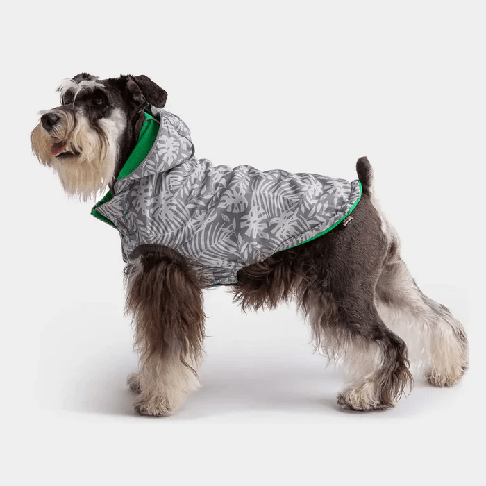 GF Pet Reversible Raincoat Green For Dogs - Small - Coats - GF Pet - PetMax Canada