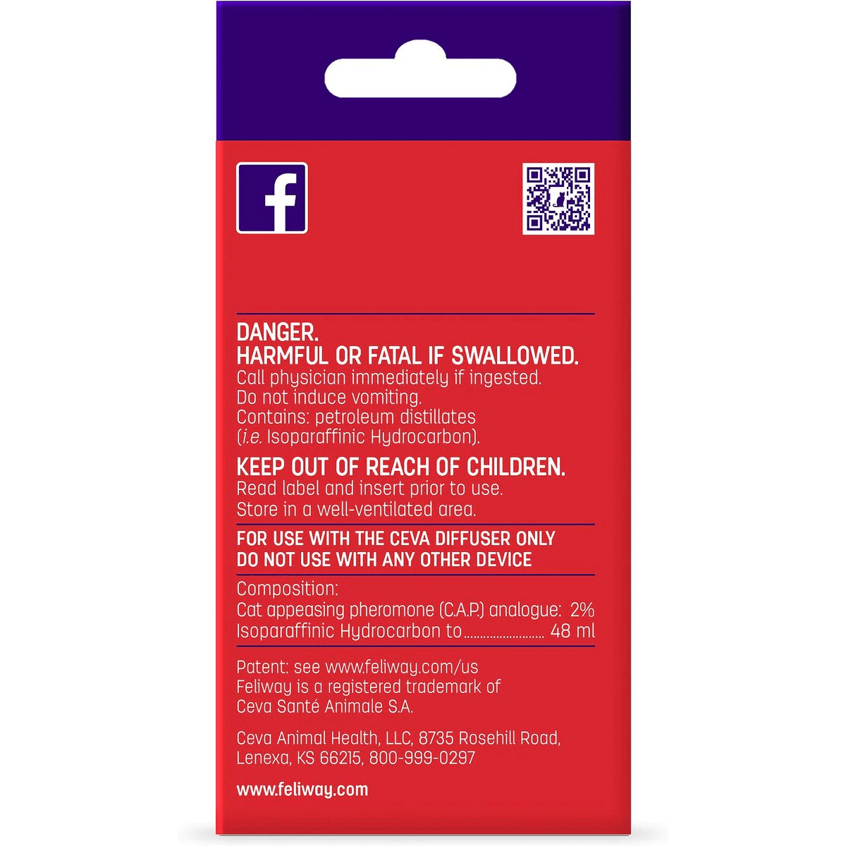 Feliway MultiCat Calming Diffuser Refill for Cats, 30 day - Default Title - Cat Health Care - Feliway - PetMax Canada