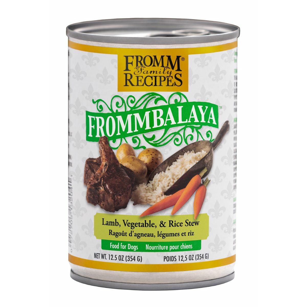 Frommbalaya Canned Dog Food Lamb, Veg & Rice Stew - 354g - Canned Dog Food - Fromm - PetMax Canada