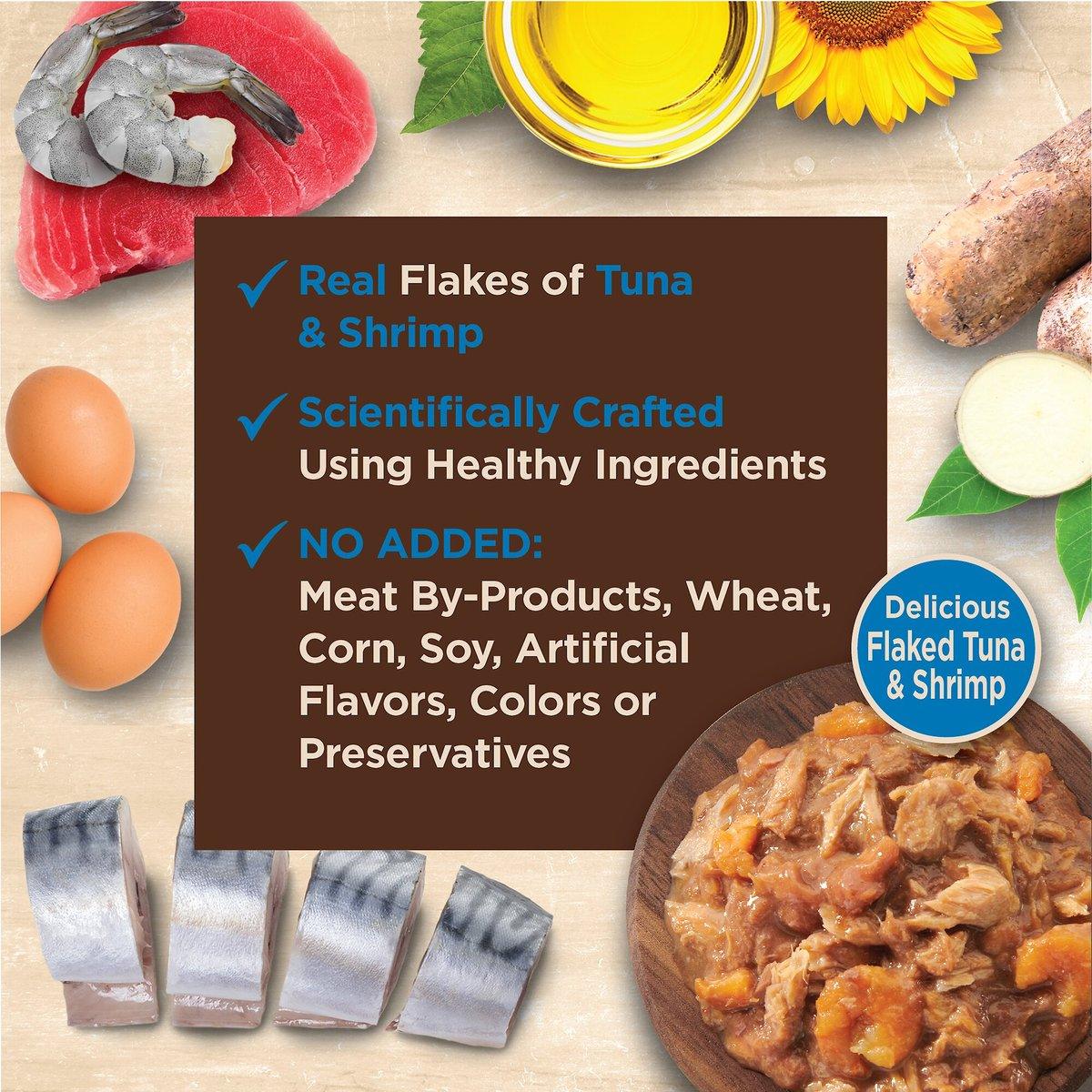 Wellness CORE Tiny Tasters Flaked Tuna & Shrimp in Sauce Wet Cat Food - 50g - Canned Cat Food - Wellness - PetMax Canada