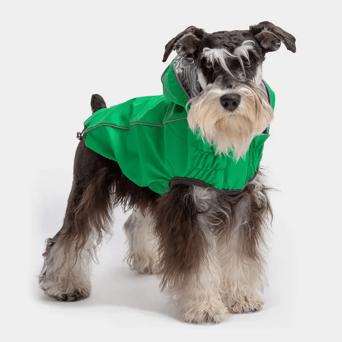 GF Pet Reversible Raincoat Green For Dogs - Small - Coats - GF Pet - PetMax Canada