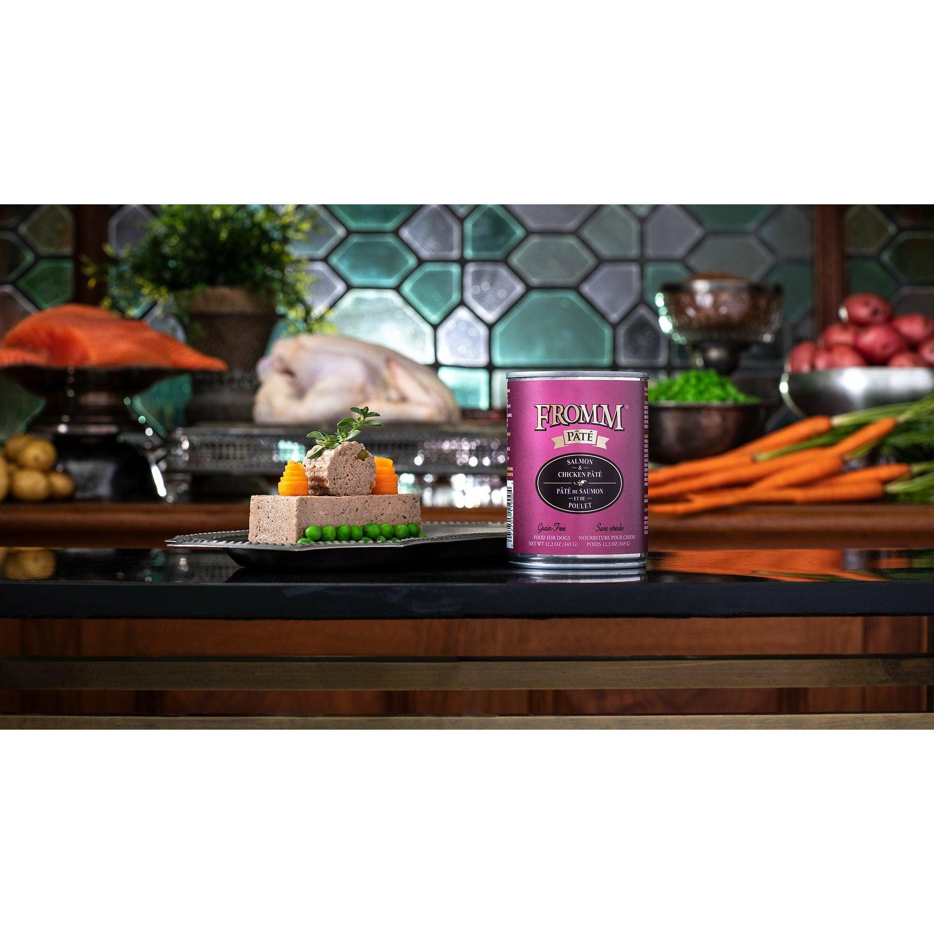 Fromm Canned Dog Food Salmon & Chicken Pate - 345g - Canned Dog Food - Fromm - PetMax Canada