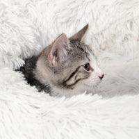 Catit Fluffy Bed White - 60cm (20") - Cat Beds - Catit - PetMax Canada
