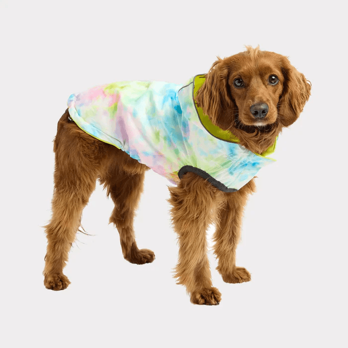 GF Pet Reversible Raincoat Neon Yellow For Dogs - X-Small - Coats - GF Pet - PetMax Canada