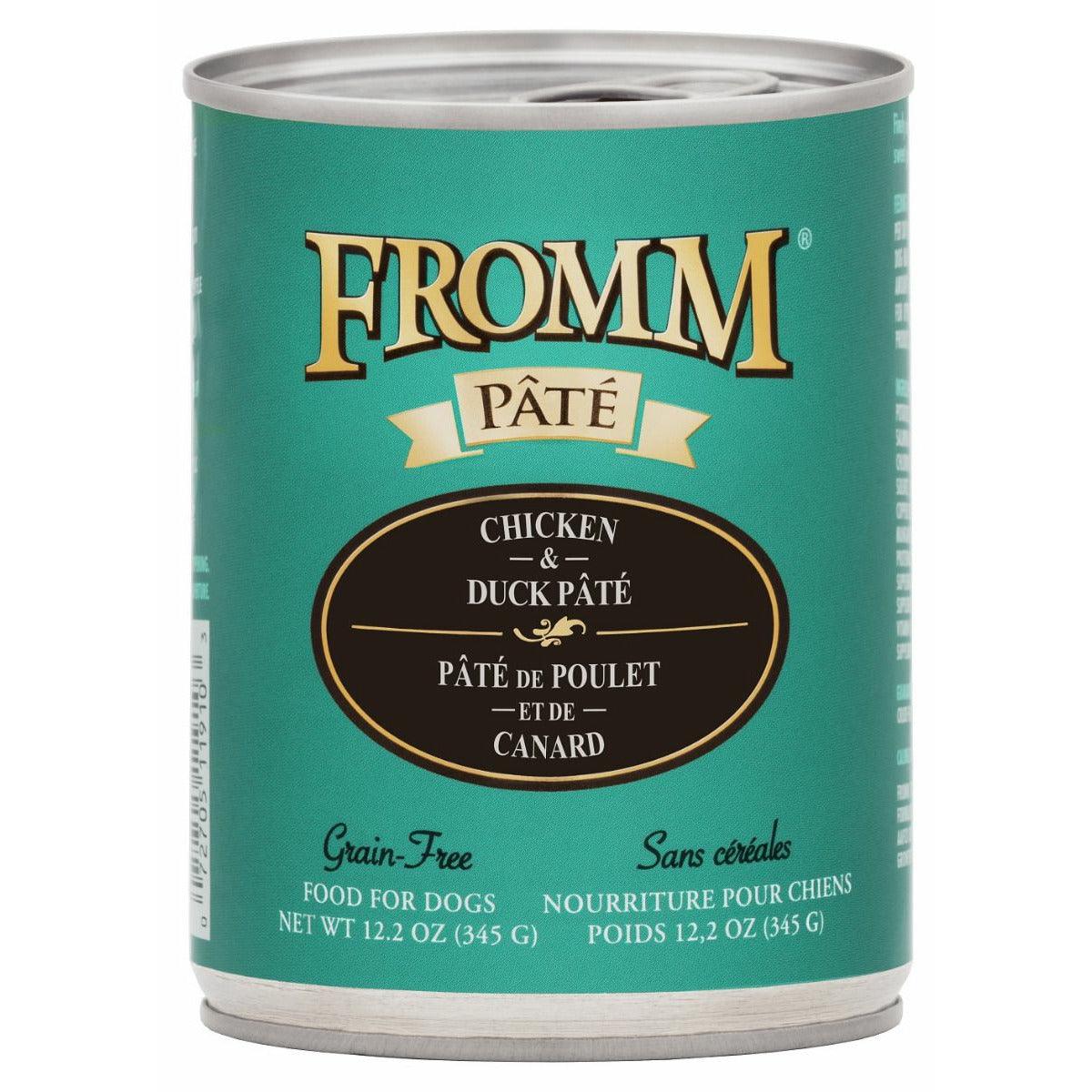 Fromm Canned Dog Food Chicken & Duck Pate - 345g - Canned Dog Food - Fromm - PetMax Canada