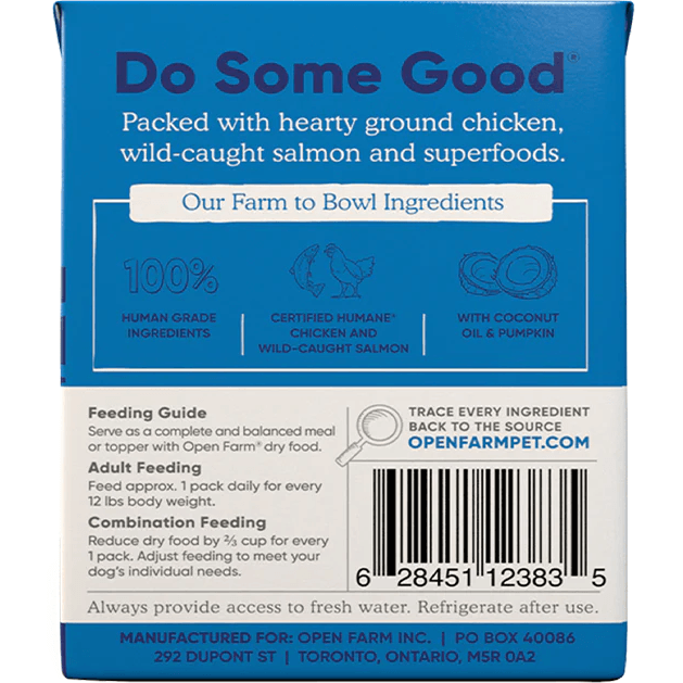 Open Farm Wet Dog Food Chicken & Salmon Rustic Stew - 354g - Canned Dog Food - Open Farm - PetMax Canada
