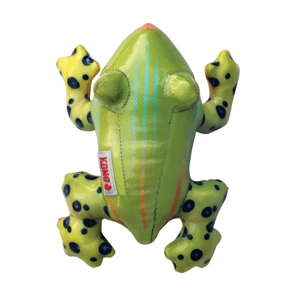 Kong Dog Toy Shieldz Tropics Frog - Medium - Dog Toys - Kong - PetMax Canada