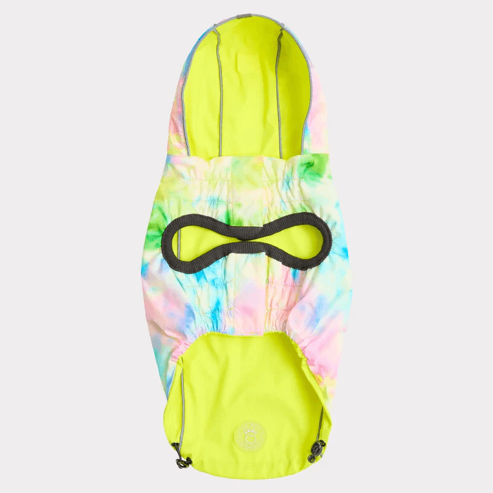GF Pet Reversible Raincoat Neon Yellow For Dogs - X-Small - Coats - GF Pet - PetMax Canada