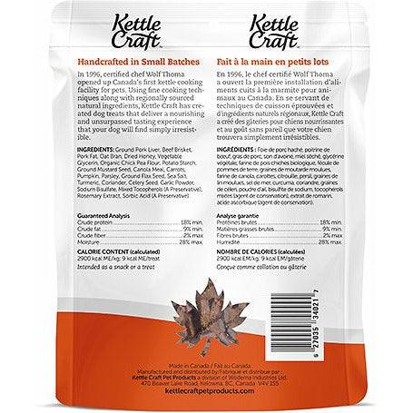 Kettle Craft Braised Beef Brisket Big Bite Dog Treats - 340g - Dog Treats - Kettle Craft - PetMax Canada