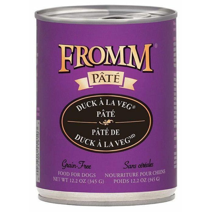 Fromm Canned Dog Food Duck A La Veg Pate - 345g - Canned Dog Food - Fromm - PetMax Canada