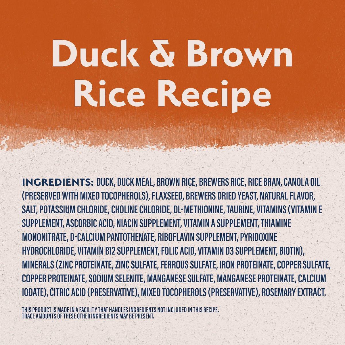 Natural Balance Limited Ingredient Diet Duck & Brown Rice Dog Food - 10 Kg - Dog Food - Natural Balance - PetMax Canada