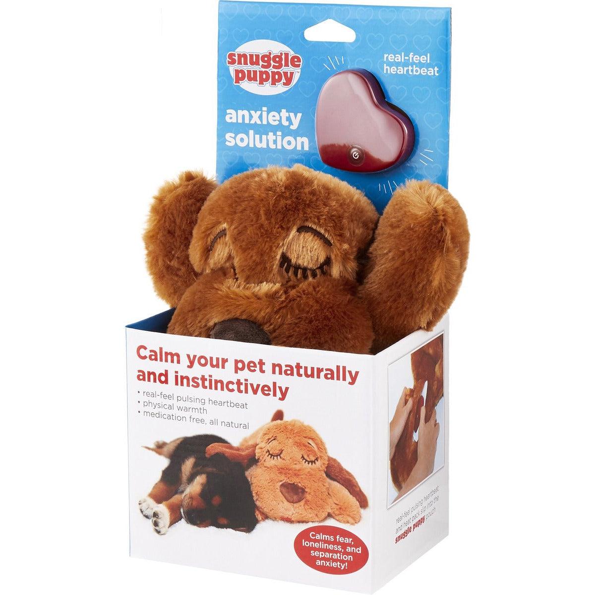 Smart Pet Love Snuggle Puppy Behavioral Aid Dog Toy - Brown - Dog Toys - Smart Pet - PetMax Canada