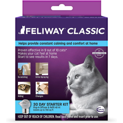 Feliway Classic 30 Day Starter Kit Calming Diffuser for Cats  Cat Health Care  | PetMax Canada
