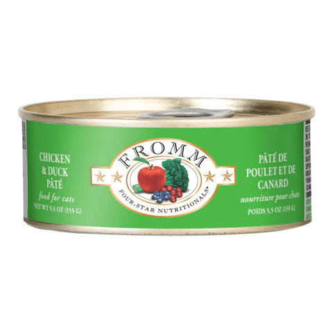 Fromm Four Star Canned Cat Food Chicken & Duck Pate - 156g - Canned Cat Food - Fromm - PetMax Canada