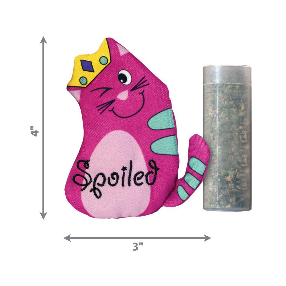 Kong Cat Toy Refillable Catnip Toy Purrsonality Spoiled - Spoiled Catnip Toy - Cat Toys - Kong - PetMax Canada
