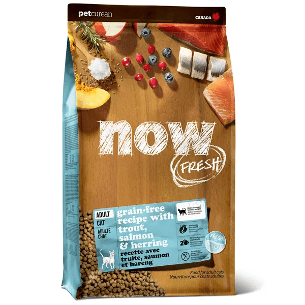 Now Fresh Grain Free Fish Recipe With Trout, Salmon, & Herring for Adult Cats - 1.36 Kg - Cat Food - Now Fresh - PetMax Canada