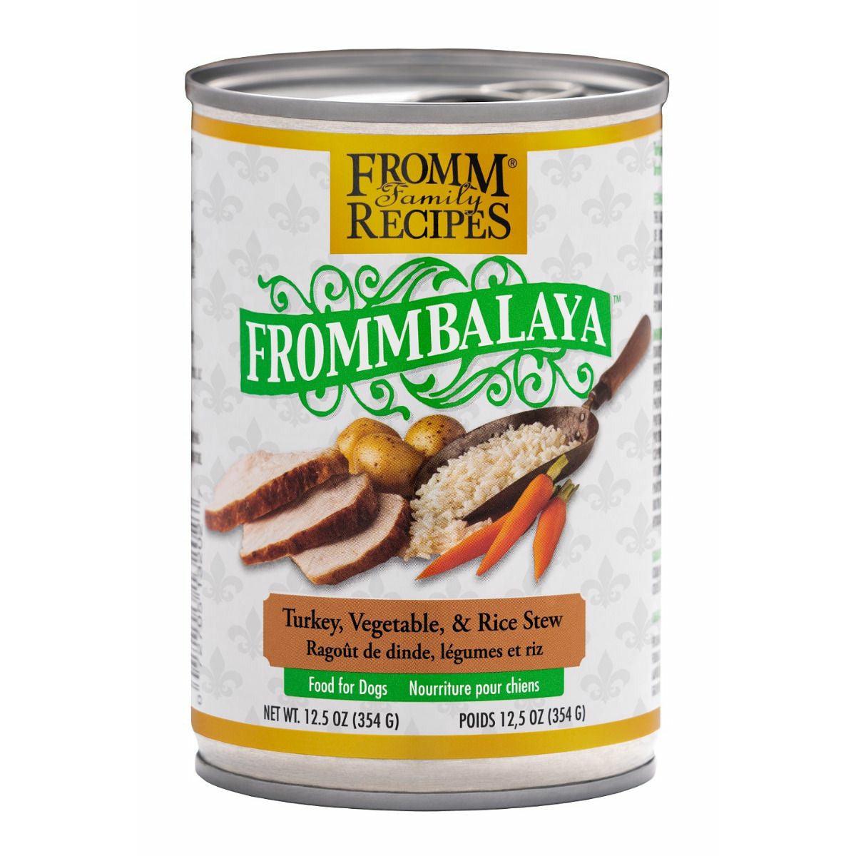 Frommbalaya Canned Dog Food Turkey, Veg & Rice Stew - 354g - Canned Dog Food - Fromm - PetMax Canada