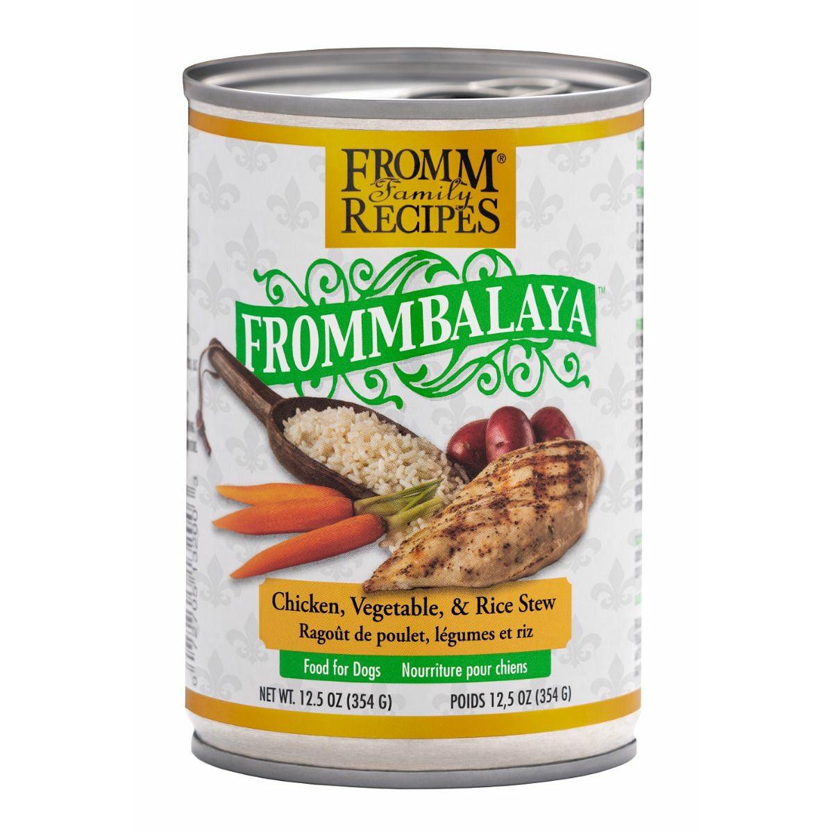 Frommbalaya Canned Dog Food Chicken, Veg & Rice Stew - 354g - Canned Dog Food - Fromm - PetMax Canada